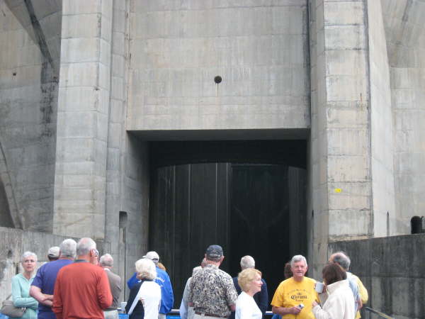 Entering the lock