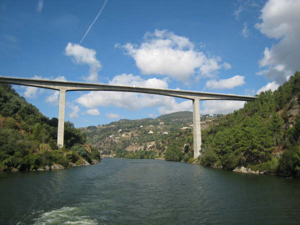 The A24 motorway bridge at Regua