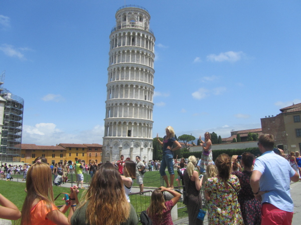 Leaning Tower of Pisa (obviously!)