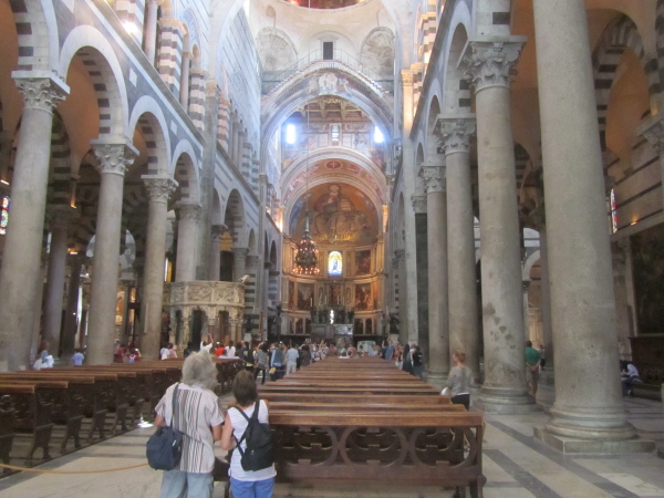 Inside the duomo