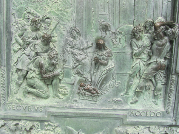 Detail from the door of the duomo
