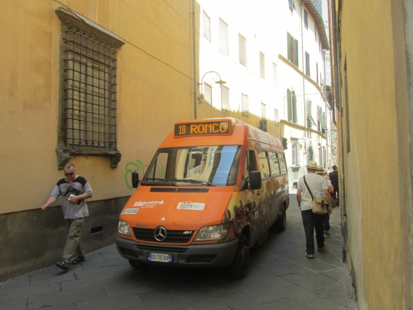 Lucca pedestrianised street