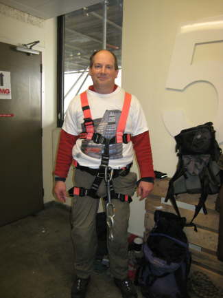 Safely at the bottom