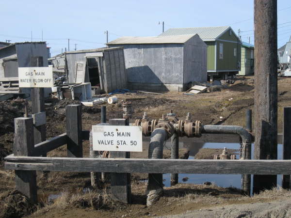 Barrow: utilities above ground