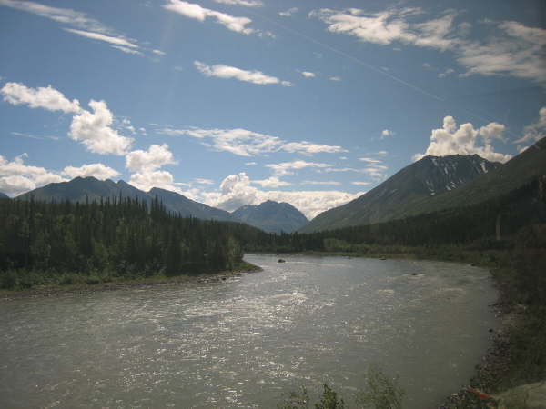 Alaska Railroad: from Denali to Anchorage (last photo)