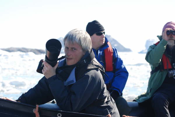 Zodiac ride at Cierva Cove