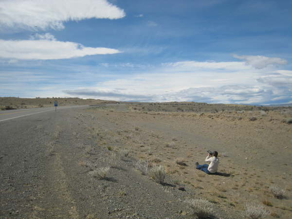 Penny photographing condors near El Chalten