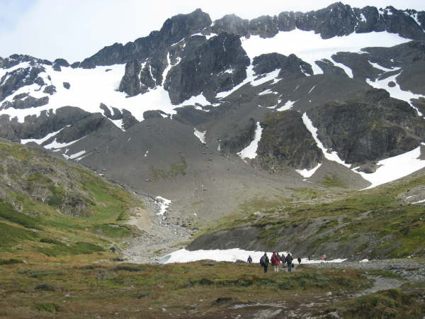 Walking above Ushuaia