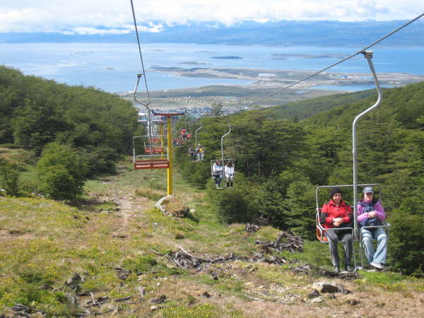 Walking above Ushuaia