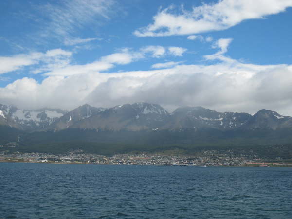 Ushuaia from the water