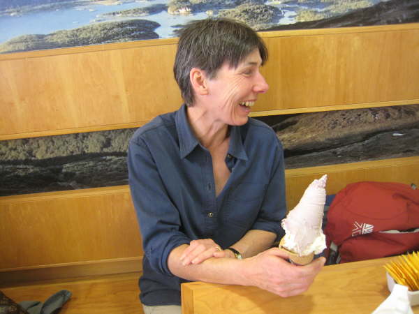 Ice cream in Ushuaia - never eat anything bigger than your head !