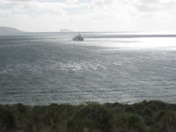 Grigoriy Mikheev off the Falkland Islands