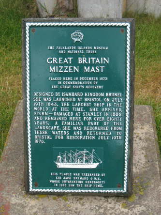 SS Great Britain's mast