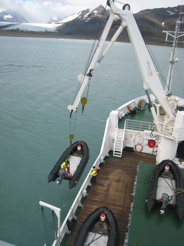 Launching the Zodiacs