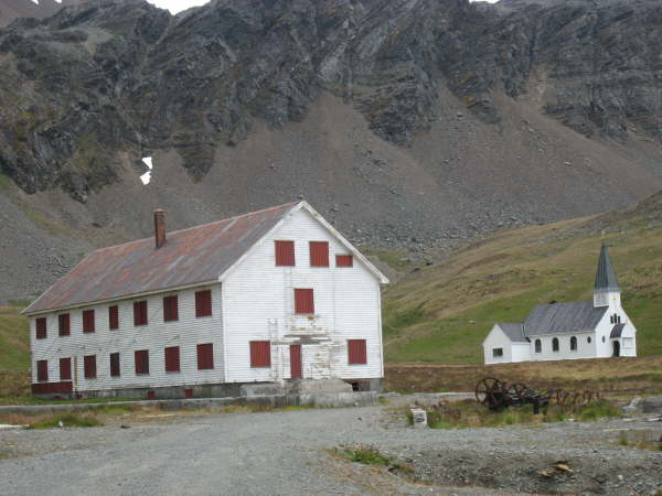 Grytviken whaling station, abandoned in the 1960s