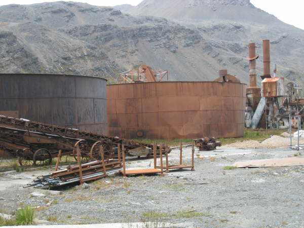 Grytviken whaling station, abandoned in the 1960s