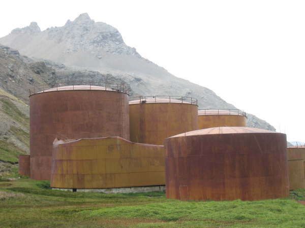 Grytviken whaling station, abandoned in the 1960s