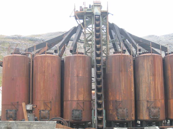 Grytviken whaling station, abandoned in the 1960s