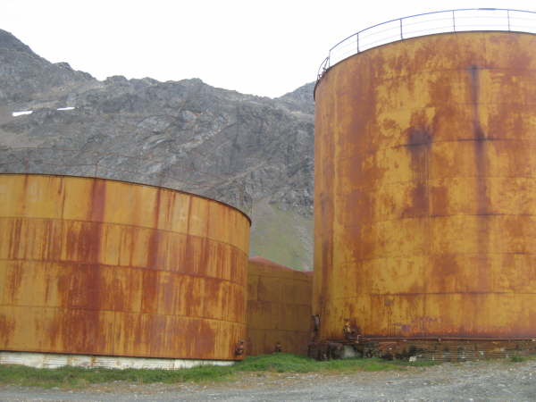 Grytviken whaling station, abandoned in the 1960s