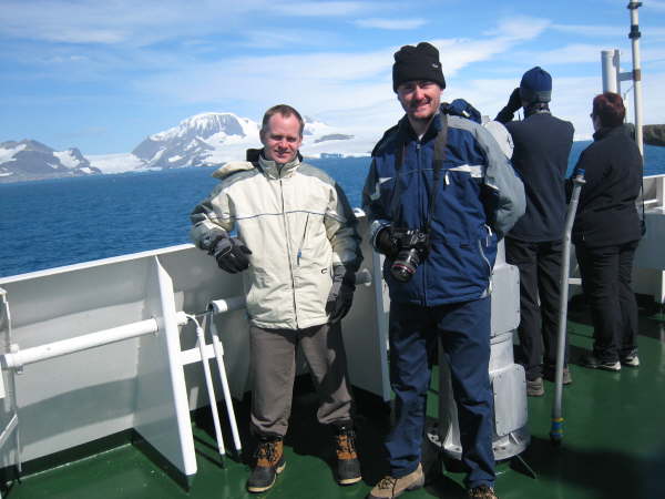 En route to the Antarctic Peninsula