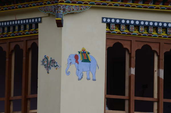 Painting on house, Paro