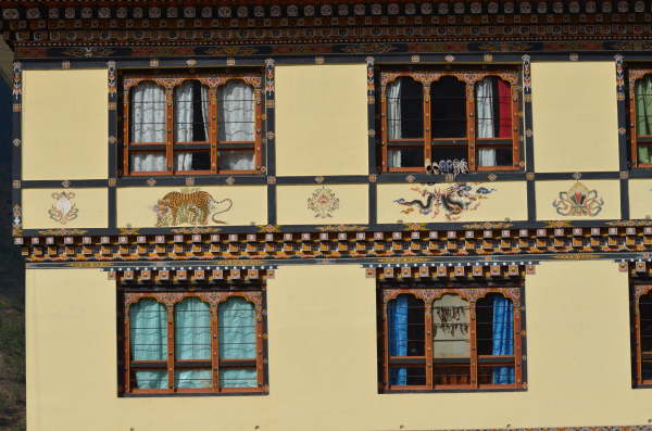 Painting on house, Paro