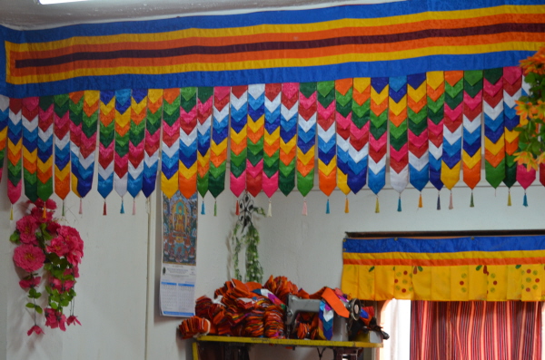 Learning the traditional skills at the Crafts School in Thimphu