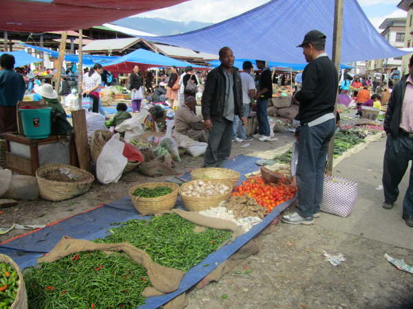 Market at Paro