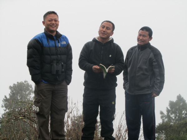 Our two guides and the bus driver