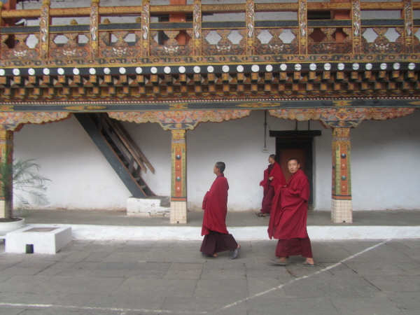 Dzong (temple) at Punakha