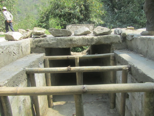 Building a culvert under the improved road