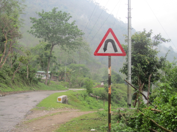Hairpin bend ahead