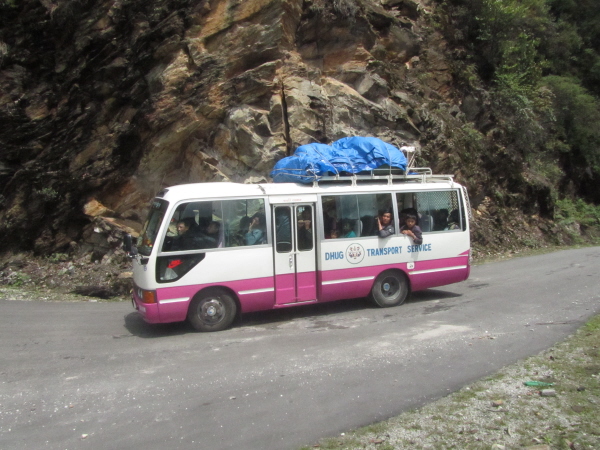 Bus bound for Thimpu, two days away