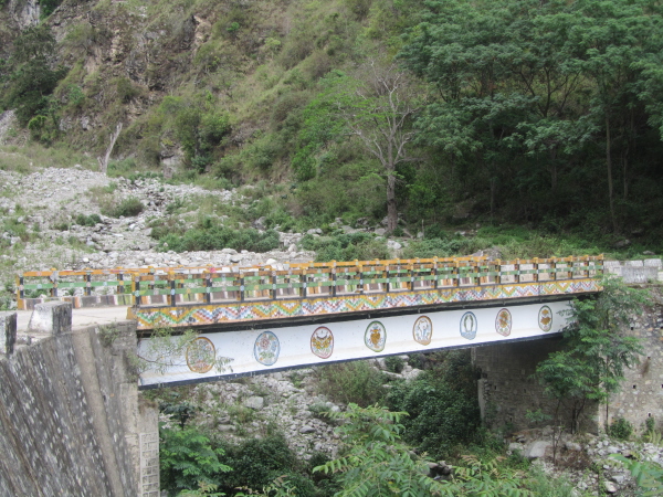 Decorated bridge