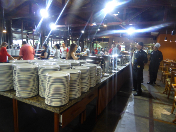 Lunch at Iguau Falls