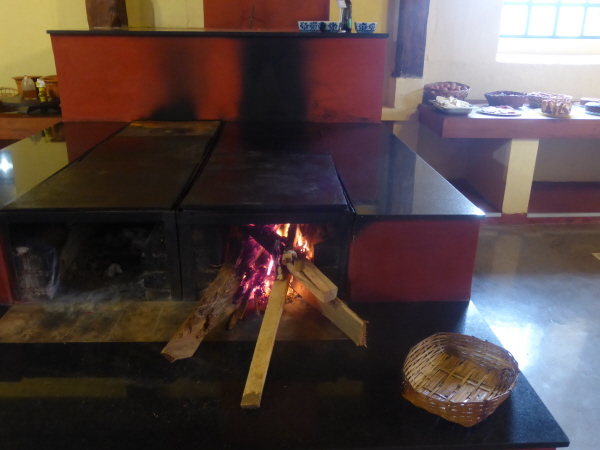 The breakfast fire at Seminrio do Caraa
