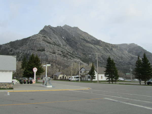 A deserted Waterton Lake village