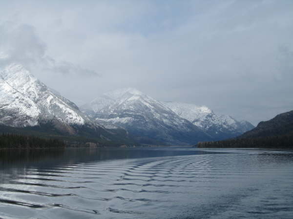 Boat trip on Waterton Lake