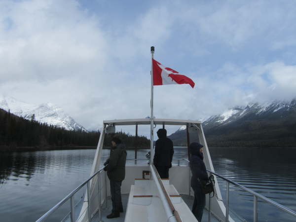 Boat trip on Waterton Lake