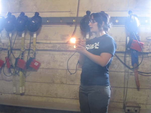 Atlas Coal Mine - calcium carbide lamp