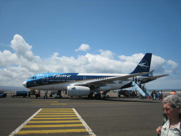 Arriving from Quito