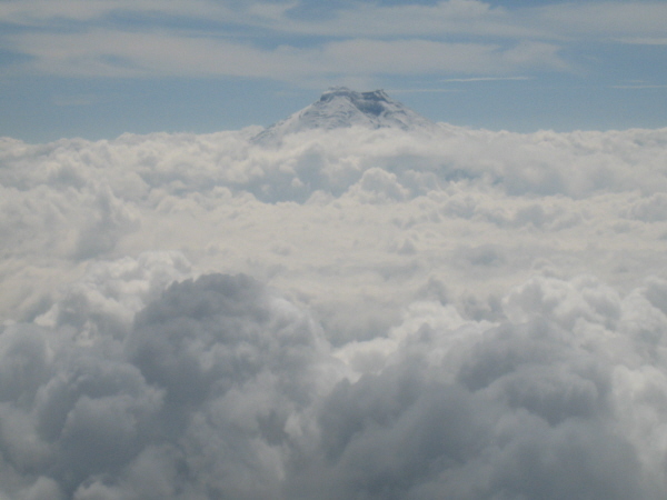 Cotopaxi on the approach to Quito