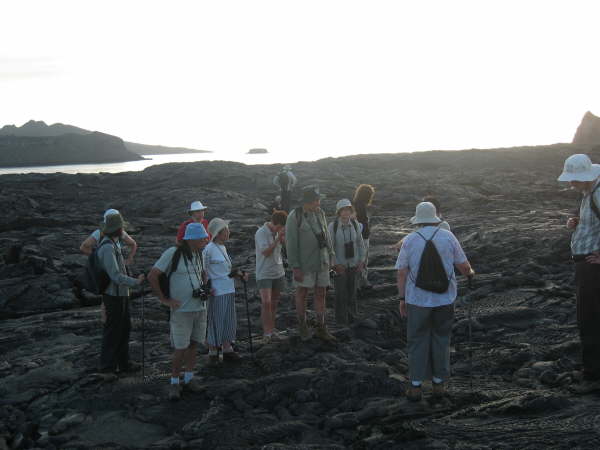 Santiago - Sullivan Bay - lava