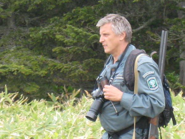 Ranger protecting us from the bears
