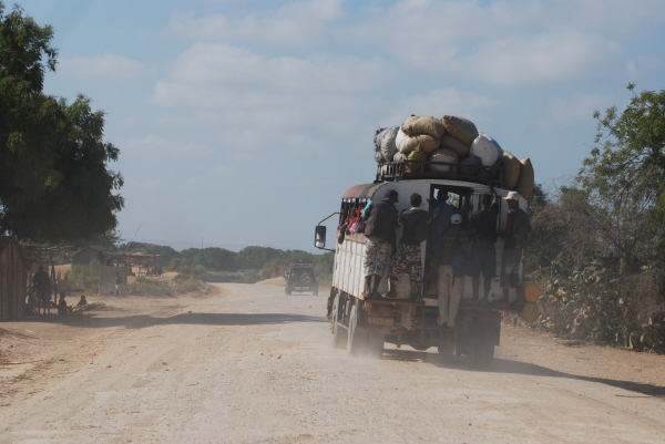 Typical overloaded bush-taxi