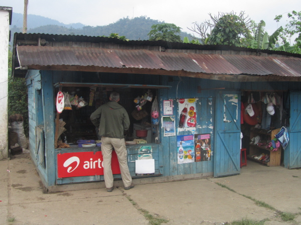 Gerald haggling for bottled water
