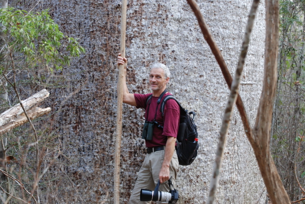 Gerald with the largest baobab in Western Madagascar