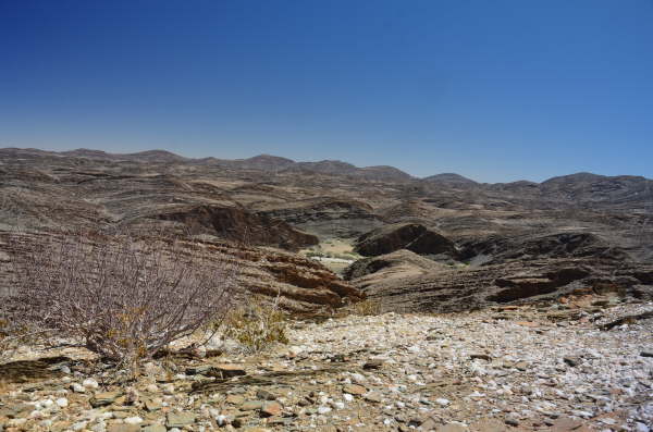 Gaub on the road from Soltaire to Walvis Bay