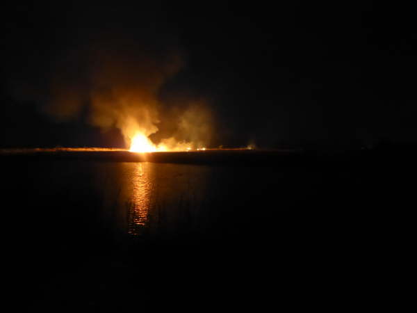 Fire seen from Nwamba Lodge (last photo in this section)