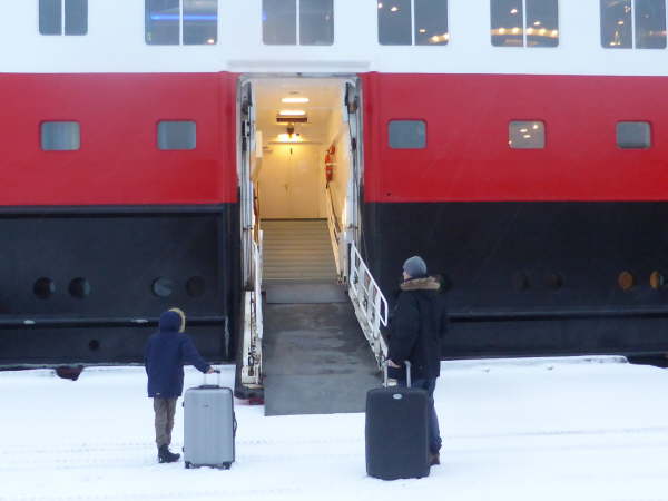 Just like waiting to board the spaceship in Close Encounters!